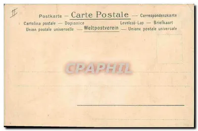 Bilhete postal antigo Fantasia Ilustrador Flores — Verso