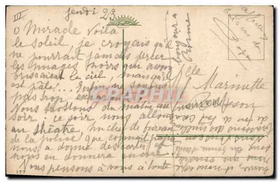 Rosa — disegno colorato — E. V. F. (firma) — serie 177 — Verso