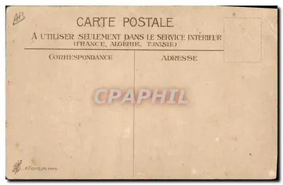 Carta decorativa com motivo floral — inicial D — editor KFéditeurs Paris — Verso