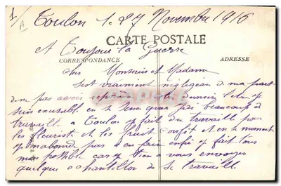 El Transatlántico LA PROVENCE — descripción técnica — editor no visible — Reverso
