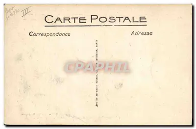 Le Havre — O navio de passageiros "Paris" da Cie Générale Transatlantique — Edição especial Desponds — Verso