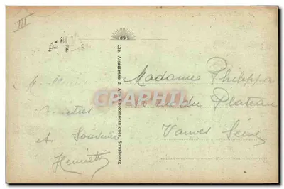 Dieppe - Entrada do porto - Chegada do Steamer Paris — CAP, n°82 — Verso