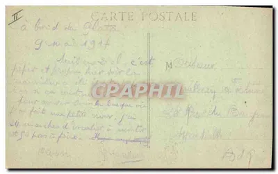 Crociera ausiliaria Plata — Affisso per il trasporto delle truppe in Oriente — di Grimaud, Marsiglia — Verso
