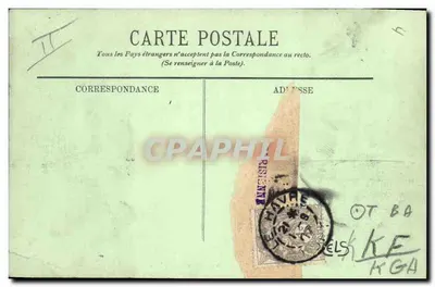 Le Havre — 'La Provence' — Schrijftafel van Eerste Klasse — LL. N° 578 — Achterkant