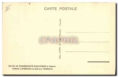 O navio de passageiros "Provence" — 20.000 toneladas — editor S.G.T.M. — Verso
