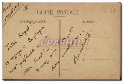 Autour dos Lits-Clos (Coll. E. Hamonic, St-B.) — cena de vida — n° 8855 — Verso