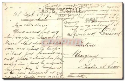 Bretagne - 5874 - Lits-Clos et Berceaux — Jak młoda bretońska chłopka wychodzi rano z łóżka — Rewers