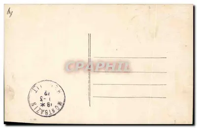 Kobieta trzymająca kwiaty — 1 kwietnia — Yolande, n° 708 — Rewers