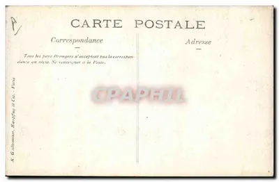 Tarjeta postal antigua Mujer con perros — jardín de invierno — A. & G. Gillonnot, Baxxilby & Cie, París — Reverso