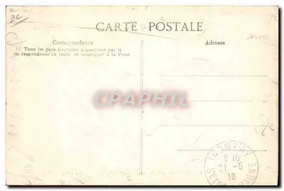 Vogelvangst in het Bos van FONTAINEBLEAU — Een relais — E.P.D. n°13 — Achterkant