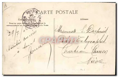 Caçada de corrida na Floresta de Fontainebleau - Bat l'eau — S. Delpruid, editor S. Delpruid, n°88 — Verso