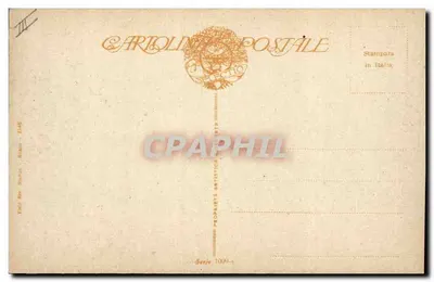 Kobieta z gołębiem — scena ogrodowa — wydawca Caroline Postale, seria 1009 — Rewers