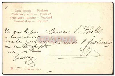 Érable à Bouchet — vista da capela — D.T.C. L. Ser. 171 — Verso