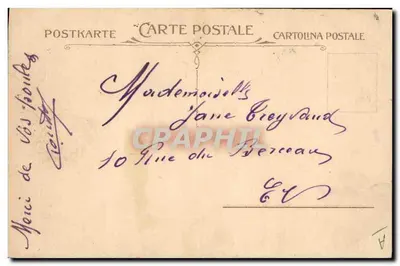 Duas jovens mulheres sob galhos de cerejeira — Druck u. Verlag von B. Dondorf, Frankfurter Straße 9 — n° 197 — Verso