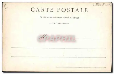 Portret Lamartine — Mâcon, le — wydawca nieznany, numer serii nie widoczny — Rewers