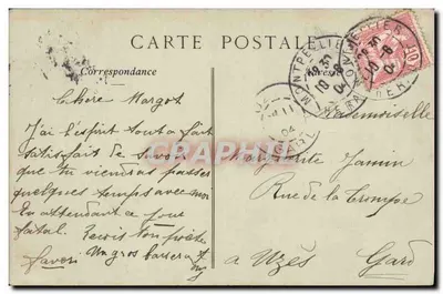 Lamartine — Francuski poeta — kolekcje ND Phot — Rewers