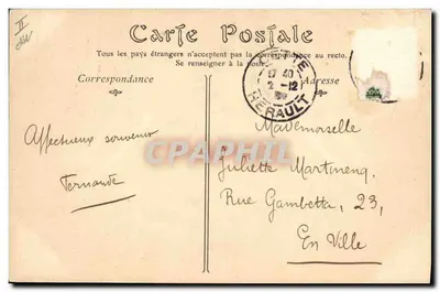 Lamartine — biografia e poesia — ND Phot, n° 371 — Verso
