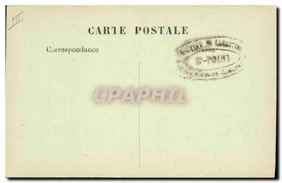 Pierre de Lamartine — Lembranças de Lamartine — Edit. Petit, Mâcon — Verso