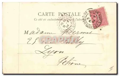Retrato de Lamartine — editor desconhecido, número de série não visível — Verso