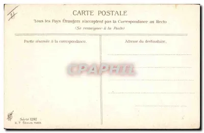 Retrato de mulher — obra de A. Asti — K.F. Editores, Série 1292 — Verso