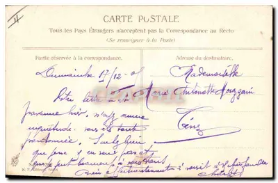Jovem mulher — retrato — R. F. Editor, Paris — Verso