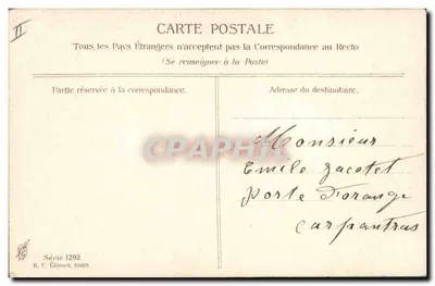 Jovem mulher de perfil — flores vermelhas nos cabelos — A. Asti — Verso