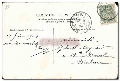 Trois chats en tenue de chanteurs — scène de chœur — éditeur : No. 650 — Verso