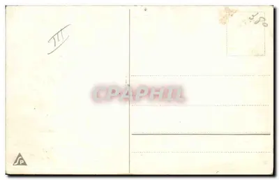 Três gatos filhotes em vestido — cena bucólica — editor SP, n° 711 — Verso