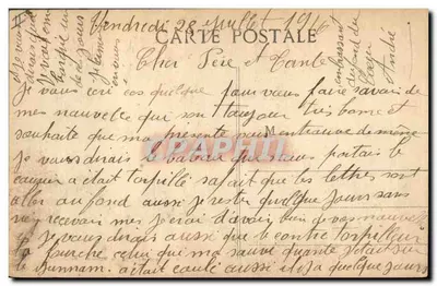 Cruzador Auxiliar Provence II — Torpilhado no mar Mediterrâneo em 26 de fevereiro de 1916 — Guerra Naval 1914-1916 — Verso