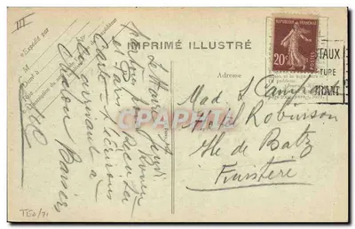 레 Havre — "Paris" 호선 — G. F., Le Havre — 뒷면