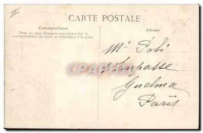 Le Havre — A "Provence" (190m40 de comprimento) saindo do porto — Editor E.P.D. n°140 — Verso
