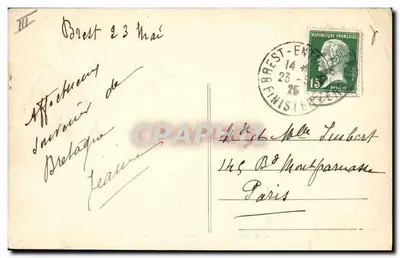 Jeunes Filles de Carhaix et Huelgoat — Collection Villard, Quimper — n° 4233 — Rewers
