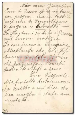 Casal pescando — 1º de Abril — editor desconhecido, número de série não visível — Verso