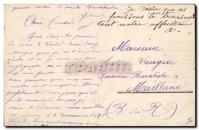 Frau mit zwei Fischen — 1. April — unbekannter Verleger, Nr. 556 — Rückseite