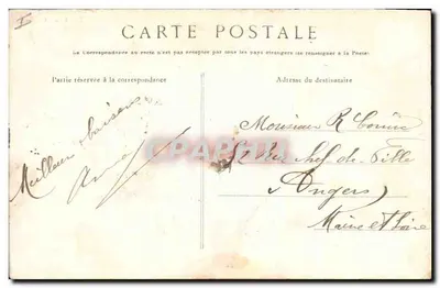 Dziewczyna w ciemnej sukni — Bretania, Quimper — Kolekcja WILDAKER, nr 4047 — Rewers