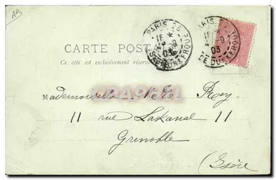 Chantilly — Promenade de la Meute — LL. n°47 — Achterkant