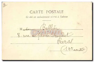 Caccia al cinghiale nella Foresta di Fontainebleau - Haillali - Il Cervo ai lati - 214 - Tihouali, editori, Fontainebleau - Céleste Michel — Verso