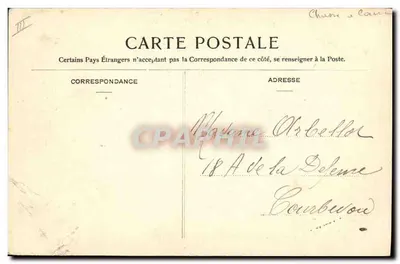 Caça à fera na Floresta de Fontainebleau — A colocação na via — n°80 — Verso