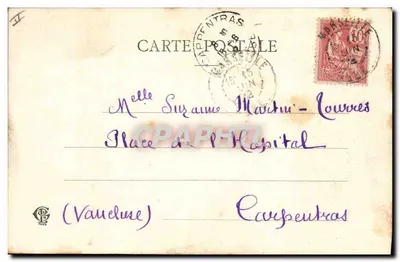 Scène de cour avec mandoliste — éditeur Anais, n°2 — Verso