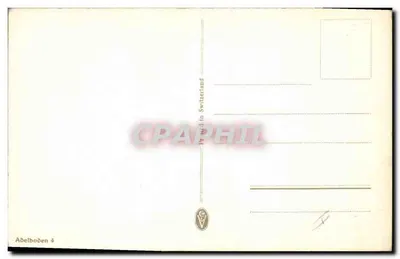 Adelboden — widok z zimnej górskiej szczytowej — wydawca VG, n°4 — Rewers
