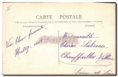 Mme de Lamartine, Mère du Poète — Lémonon Ducoté édi. Mâcon — Verso