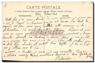 Madame A. de Lamartine — gegraveerd portret — HRM MACON — Achterkant
