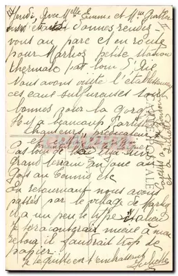 Marie-Anne-Elisa BIRCH — casada em Chambéry em 6 de junho de 1820, falecida em 1863 — editor Cliché Paris — Verso