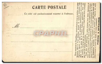 Referendum Card — Subject: Knight on Horseback — Publisher: Imprimerie de la République — Back