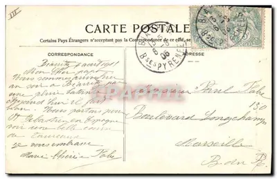 Um puyazo — Uma pique. — Foto Ouvrard, Biarritz-Bayonne, n°2 — Verso