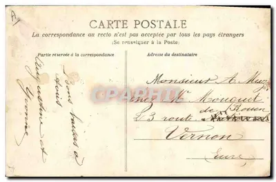 Le Havre — A Provence em seco — Coleção AD, n°221 — Verso