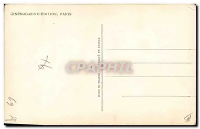 Marlène Dietrich — portret w czarno-białym — Cinémagazine-Edycja, Paryż, n° 983 — Rewers