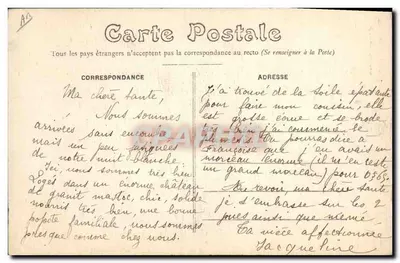 Josselin (Morbihan). Traje do País — Mary-Roussellière, edição Rennes — Verso