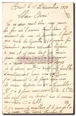 Donna antica bretone — in abito tradizionale — edita dalla Poste bretonne — Verso