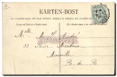 Morlaix — La Coiffe à Cornette. Ubranie ślubne — Zbiór Villand, Quimper — Rewers